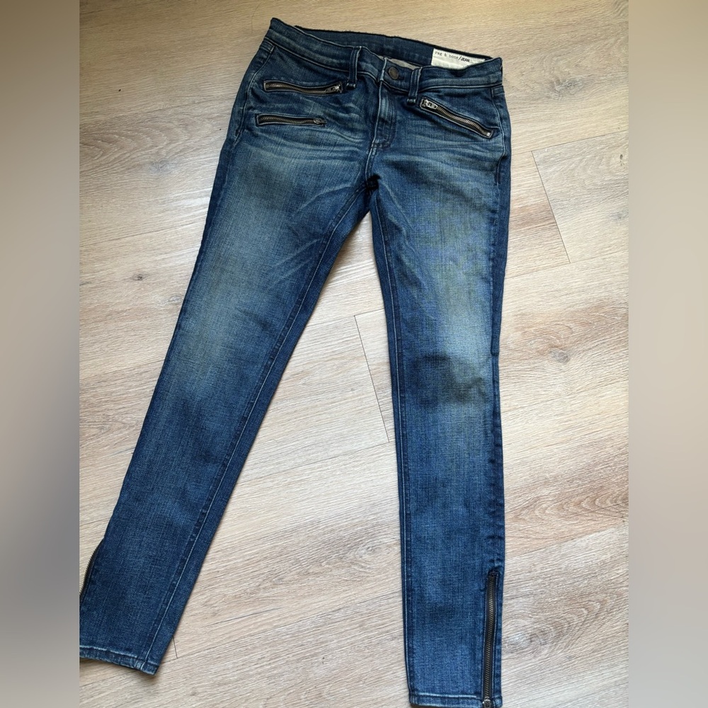 rag & bone Dark Wash Skinny Jeans